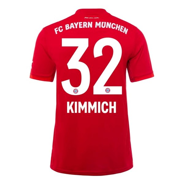 Camiseta Bayern Munich NO.32 Kimmich Replica Primera Ropa 2019/20 Rojo